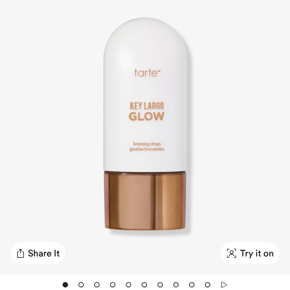tarte Key Largo Glow Bronzing Drops — White and Bronze